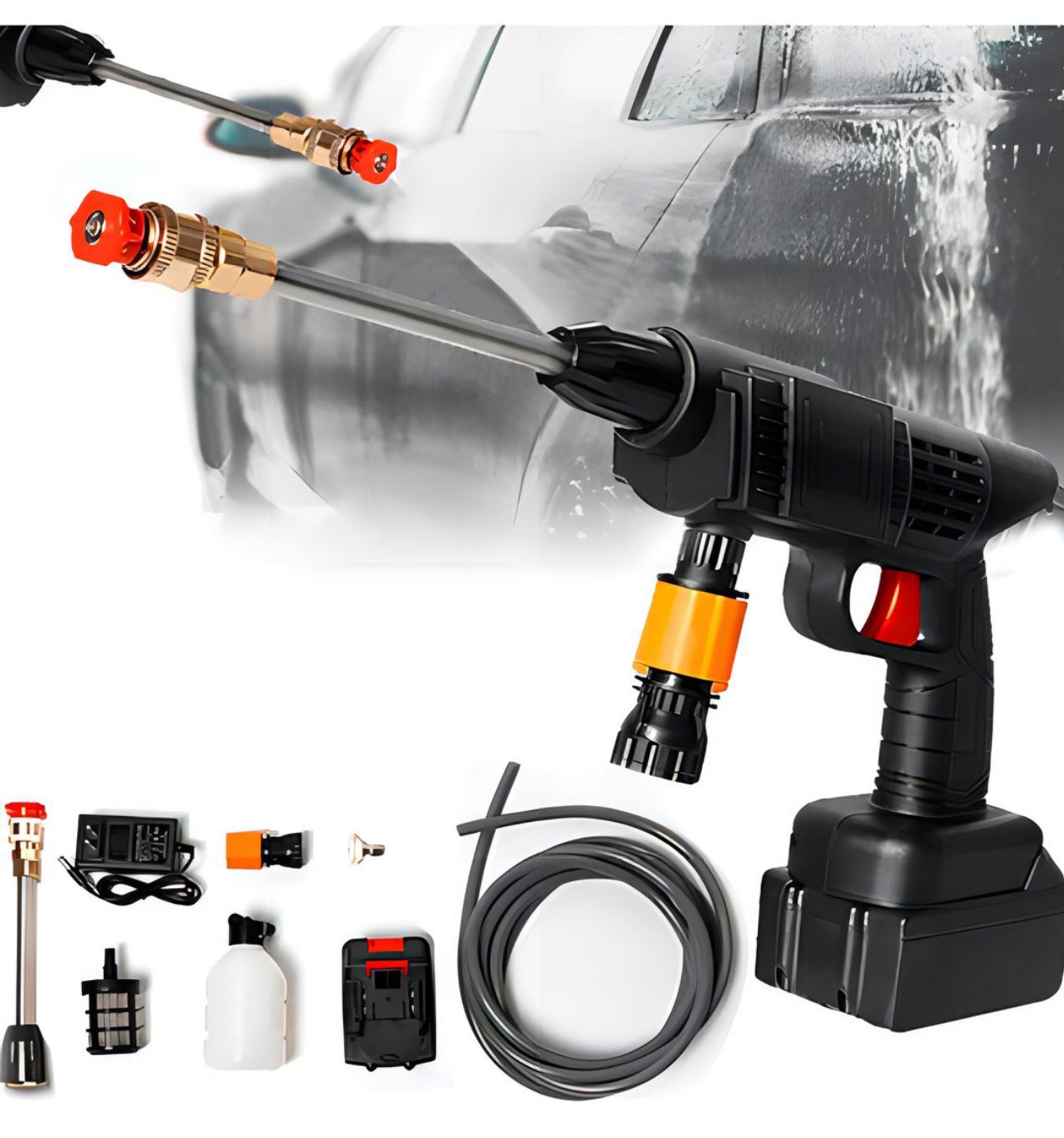 Hidrolavadora Recargable 48V 2 Baterías