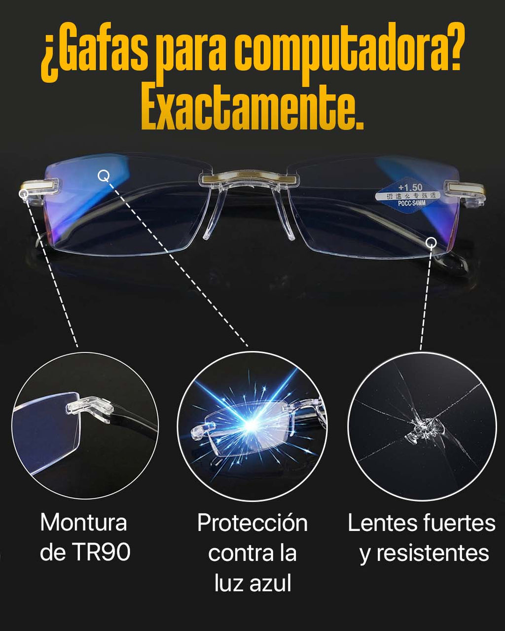 COMBO 2 GAFAS TR90 FOTOCROMATICA