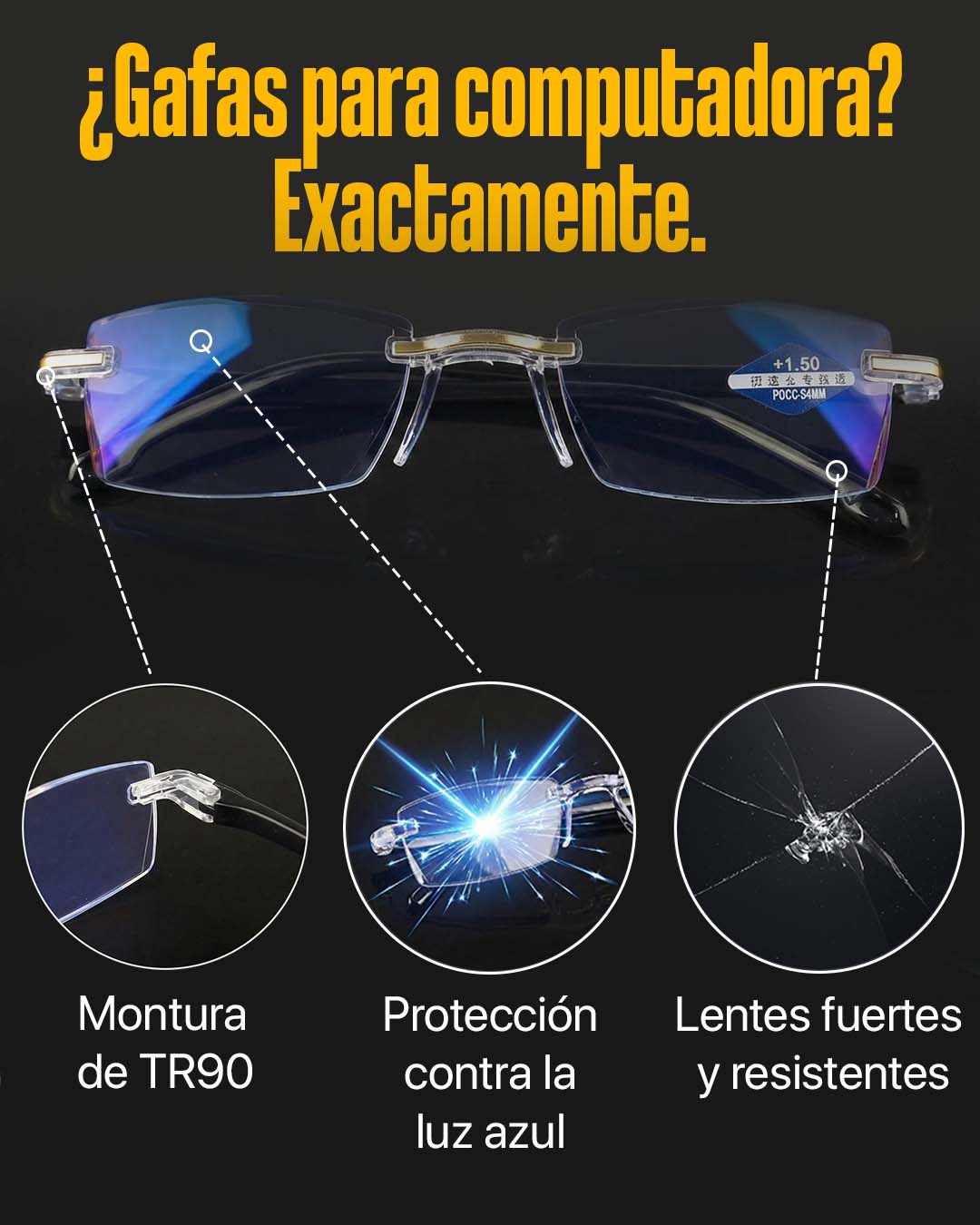 COMBO 2 GAFAS TR90 FOTOCROMATICA