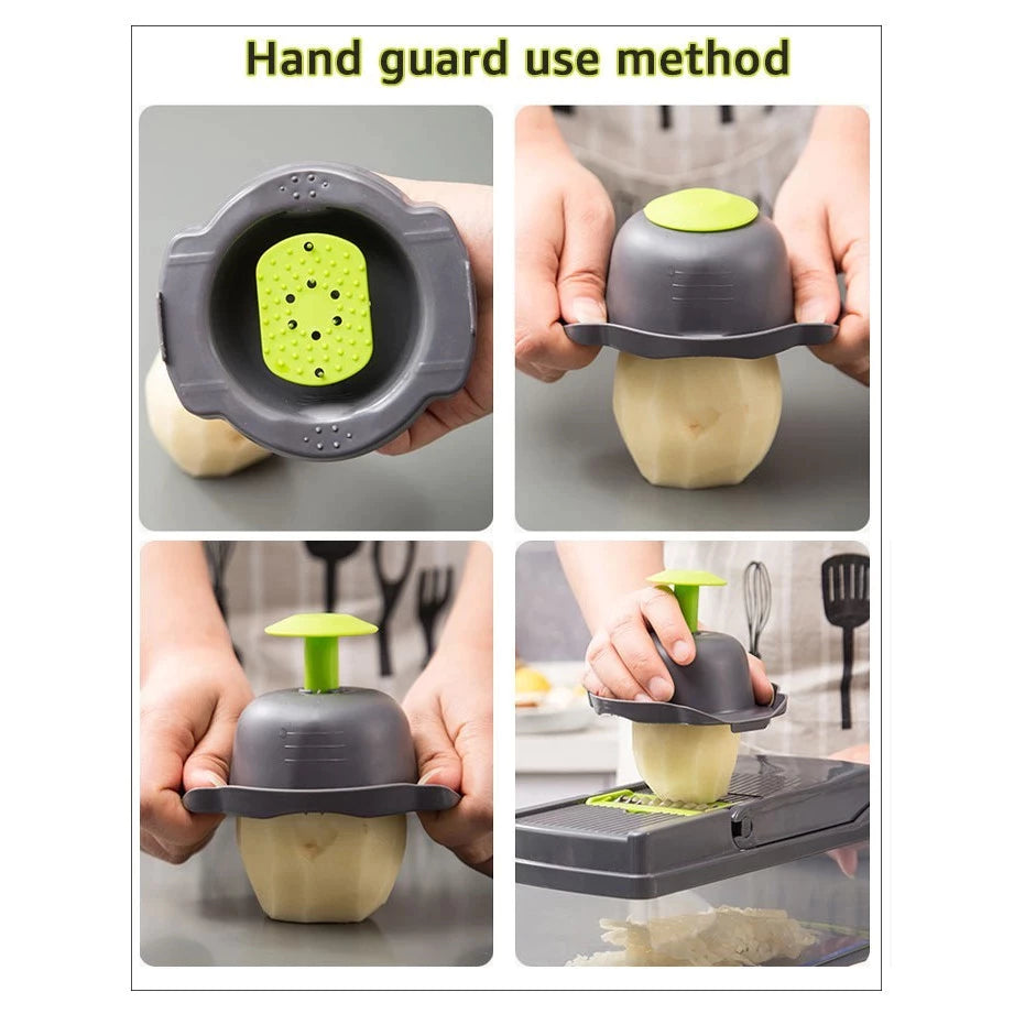 2 Mandolina Cortadora de Verduras + Prensado